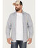 Image #1 - Resistol Men's Dakota Medium Plaid Print Long Sleeve Button Down Shirt , Light Blue, hi-res