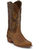 Image #1 - Nocona Men's 12" Vintage Western Boots - Square Toe, Tan, hi-res