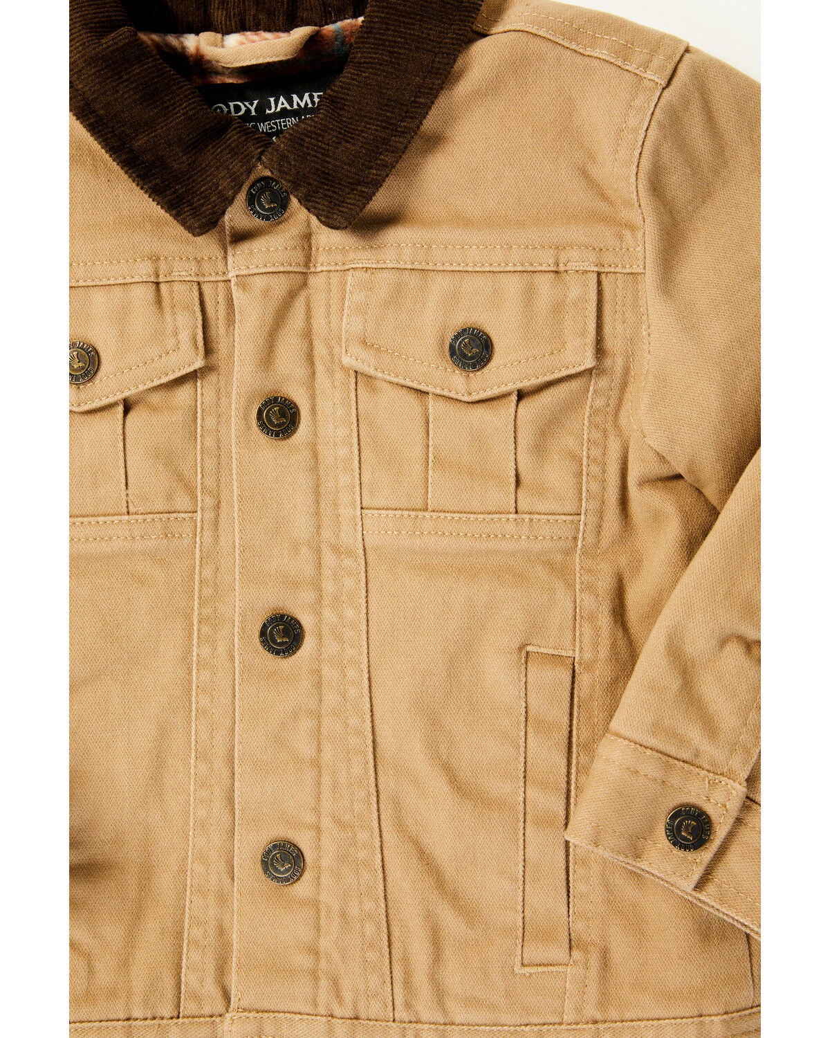 Image #2 - Cody James Toddler Boys' Ozark Washed Canvas Rancher Jacket, Beige, hi-res