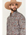 Image #2 - Cinch Men's Paisley Print Long Sleeve Button-Down Western Shirt, Multi, hi-res