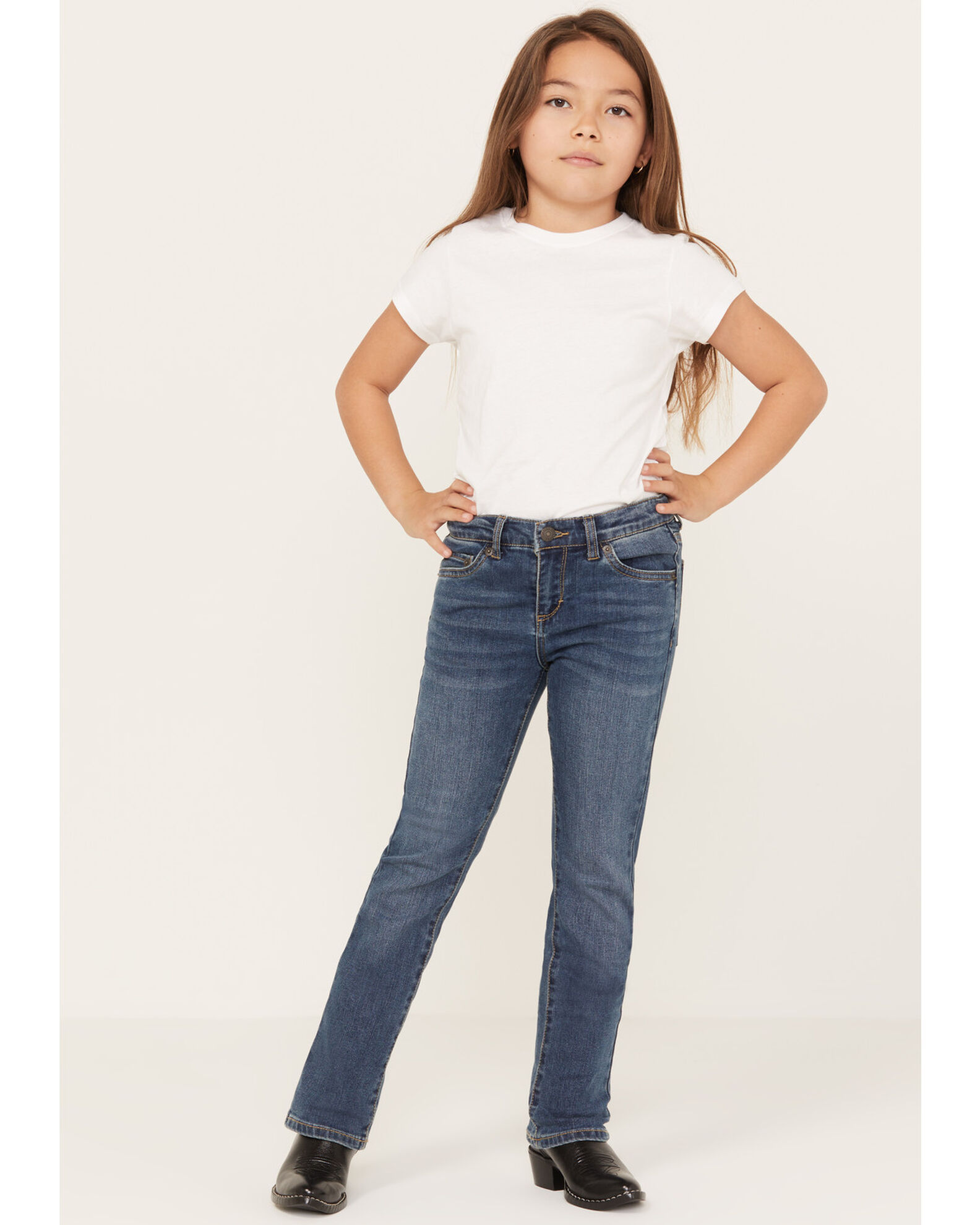 Girls light wash jeans online