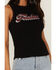 Idyllwind Women's Fearless Studded Trustie Tank Top, Black, hi-res