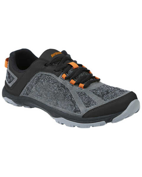 Image #1 - Northside Men's Belmont Trek Lace-Up Athletic Hiking Shoes, Black/orange, hi-res