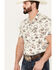 Pendleton Men's Laramie Cowboy Print Short Sleeve Western Snap Shirt, Ivory, hi-res