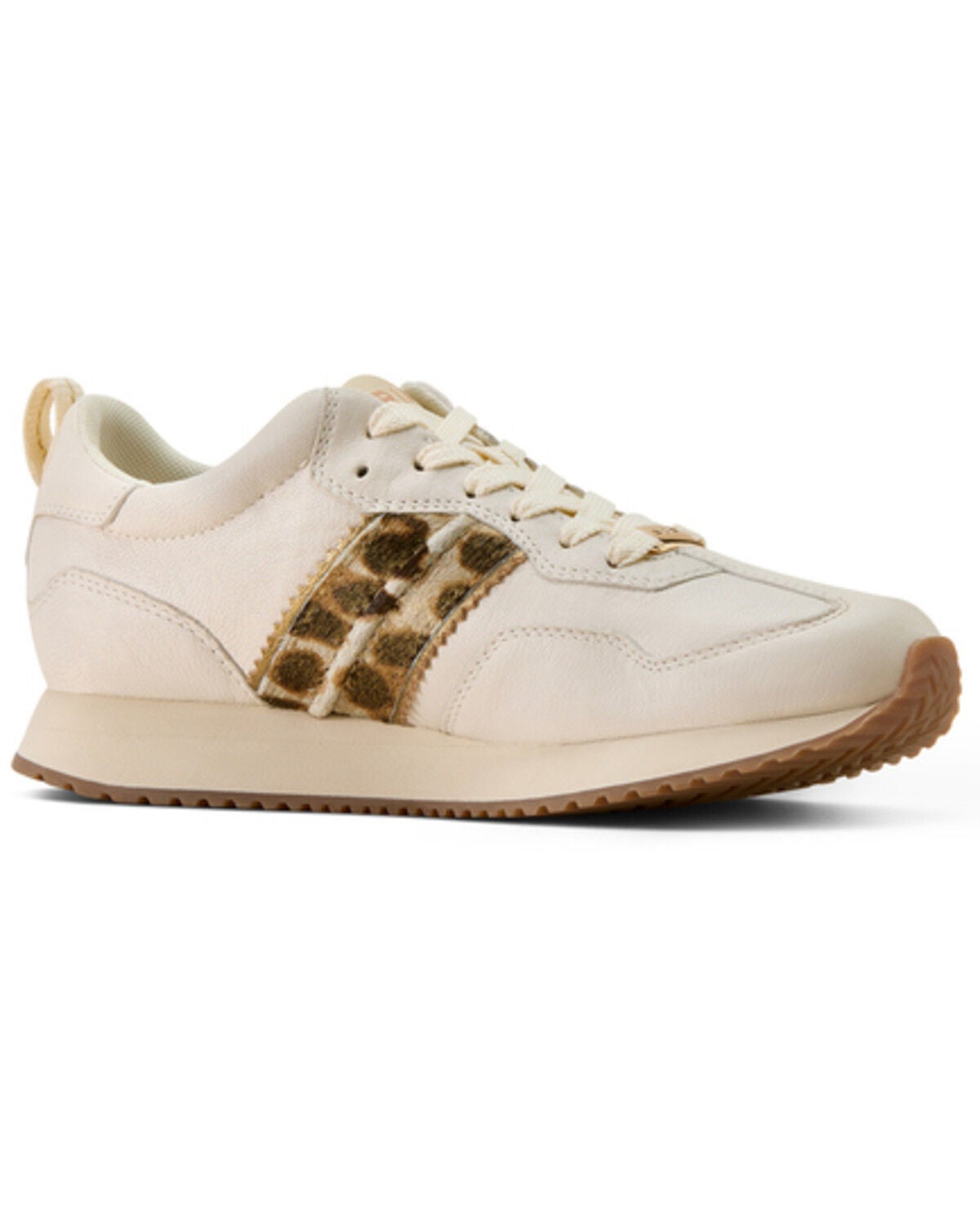 Image #1 - Ariat Women's Ranch Runner Casual Shoes, Cream, hi-res