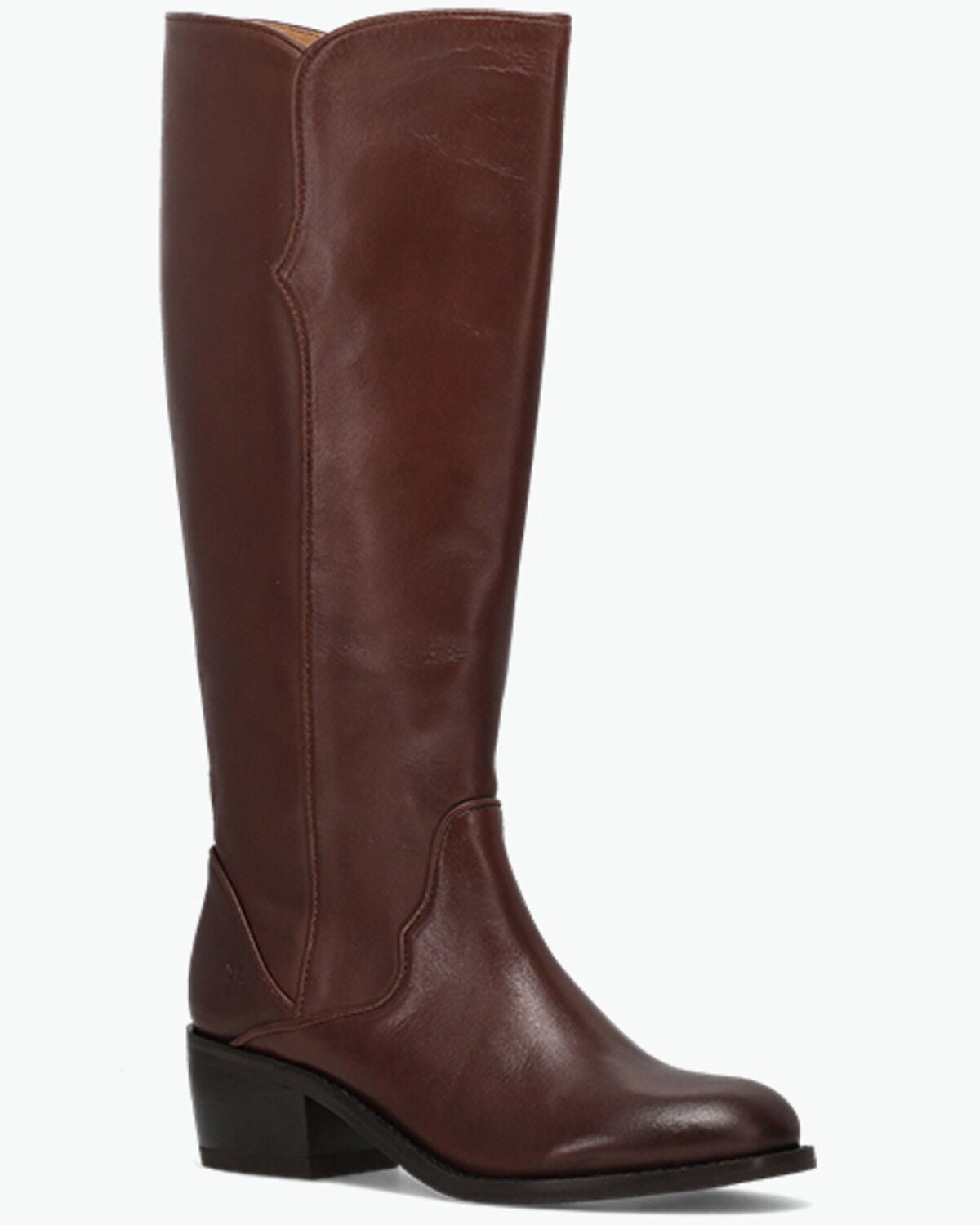 Image #1 - Frye Women's Carson 2 Piping Tall Fashion Boots - Round Toe, Brown, hi-res