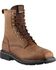 Ariat Men's Cascade 8" Lace-Up Work Boots - Steel Toe, Brown, hi-res