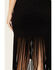 Image #4 - Idyllwind Women's Shiloh Asymmetrical Faux Suede Skirt, Black, hi-res