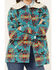 Image #3 - Panhandle Women's Southwestern Print Button-Down Jacket, Blue, hi-res