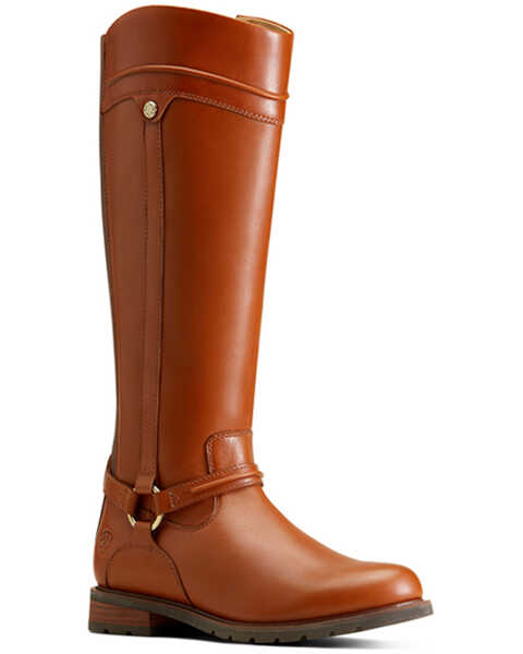 Ariat Women's Scarlet Waterproof Boots - Round Toe , Brown, hi-res