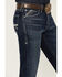 Image #2 - Ariat Men's M8 Hillcrest Matthew Dark Wash Modern Slim Straight Stretch Denim Jeans, Dark Wash, hi-res