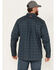 Image #4 - Hawx Men's FR Plaid Print Long Sleeve Button-Down Work Shirt , Slate, hi-res