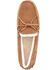 Lamo Footwear Women's Georgia Moccasins , Chestnut, hi-res