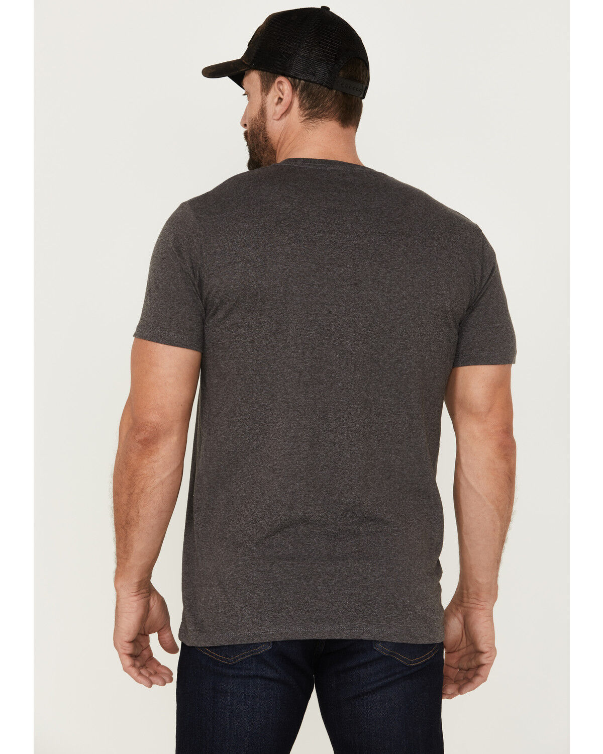Image #4 - Flag & Anthem Men's Mountains Americana Graphic T-Shirt, Charcoal, hi-res