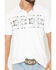 Image #3 - Hooey Men's The Weekender Southwestern Border Print Short Sleeve Polo Shirt, White, hi-res