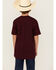 Image #4 - Cody James Boys' Tread Flag Print Short Sleeve Graphic T-Shirt, Red, hi-res