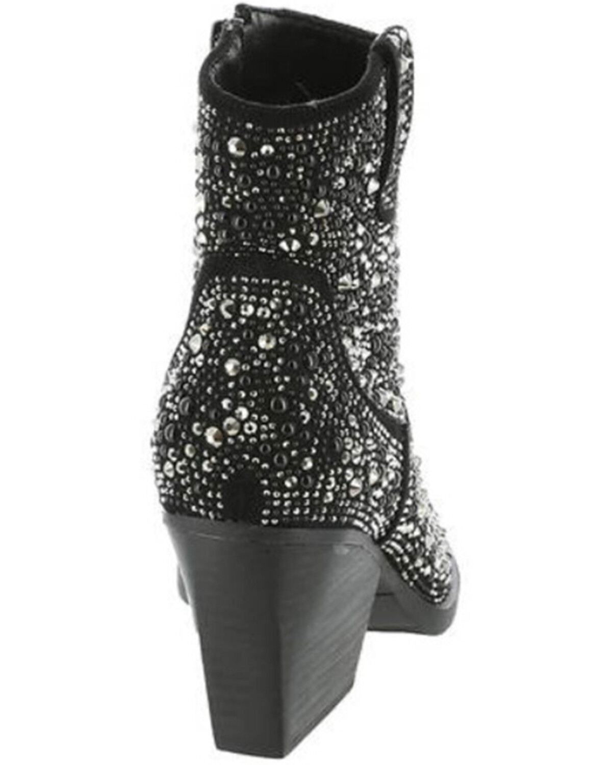 Image #4 - Very G Women's Katy Pearl Booties - Snip Toe, Black, hi-res