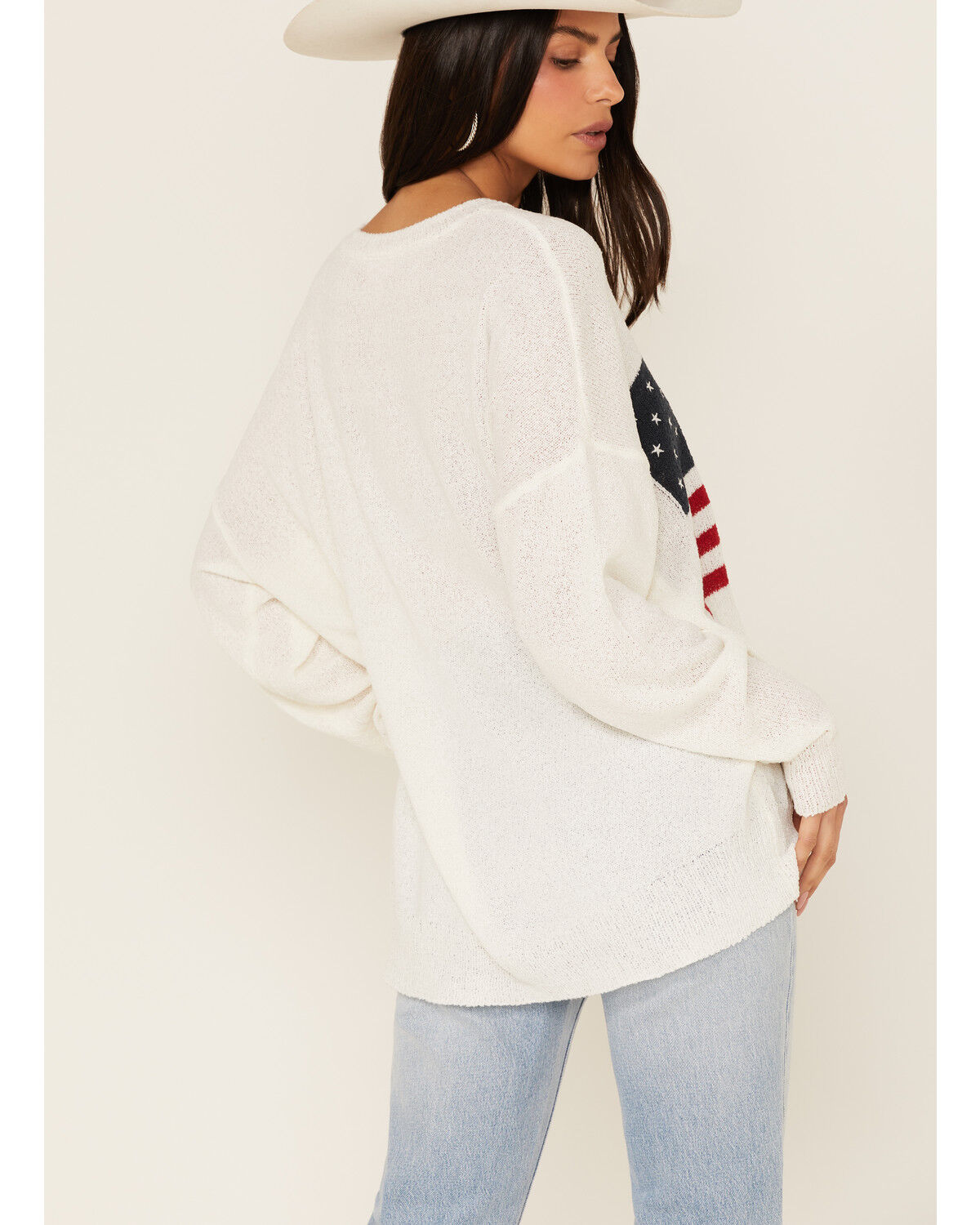 Image #4 - Show Me Your Mumu Women's Woodsy American Flag Knit Sweater, , hi-res