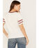 Image #4 - White Crow Women's American Made Football Short Sleeve Graphic Tee, White, hi-res