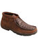 Twisted X Men's Ostrich Chukka Shoes - Moc Toe, Brown, hi-res