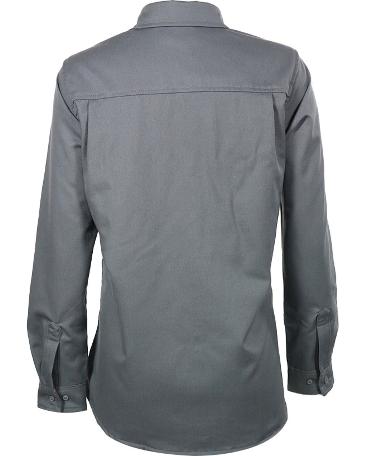 Image #2 - Lapco Women's FR UltraSoft Uniform Shirt, Grey, hi-res