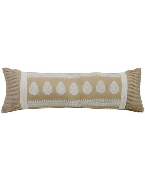 HiEnd Accents Cream Newport Extra Long Pillow, Cream, hi-res