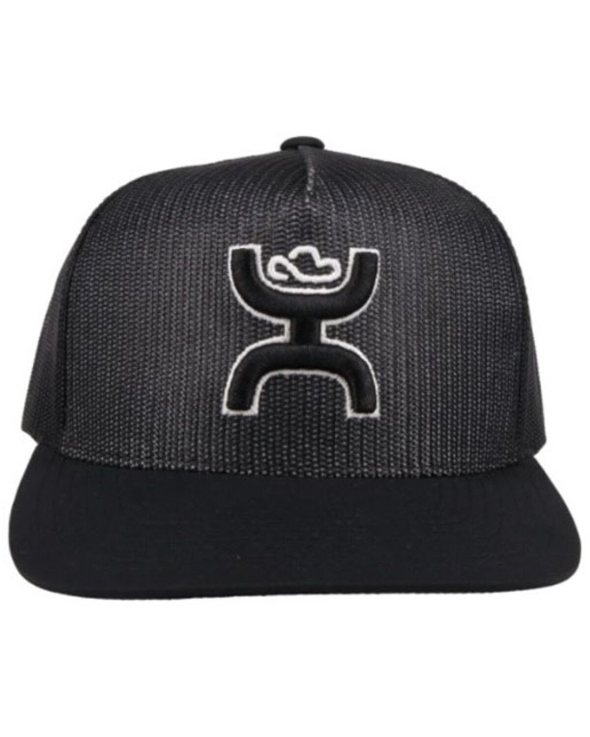 Image #3 - Hooey Men's Baller Logo Mesh Trucker Cap, Black, hi-res