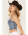 Image #2 - Levi's Women's Jadine Denim Cami Tank, Medium Wash, hi-res