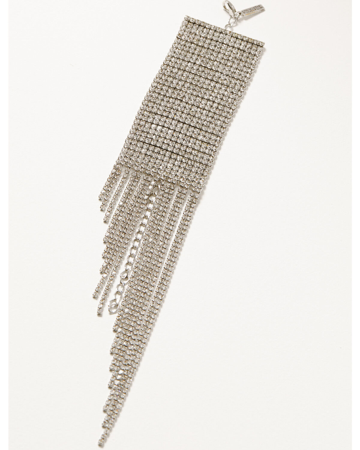 Image #2 - Wonderwest Women's Rhinestone Fringe Bracelet, Silver, hi-res