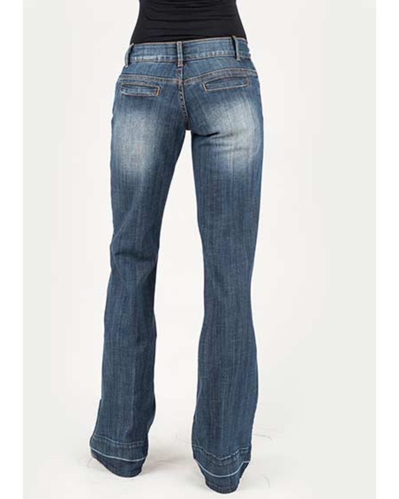 Stetson Women's Dark 214 City Trouser Fit Jeans, Blue, hi-res