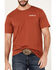 Image #3 - RANK 45® Men's Southwestern Logo Shield Short Sleeve Graphic T-Shirt   , Dark Orange, hi-res