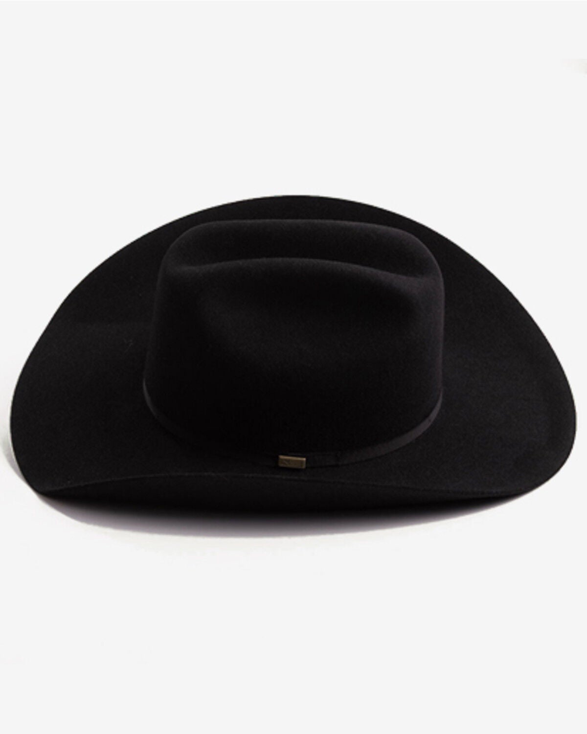 Image #2 - Larry Mahan Telluride 6X Felt Cowboy Hat, Black, hi-res