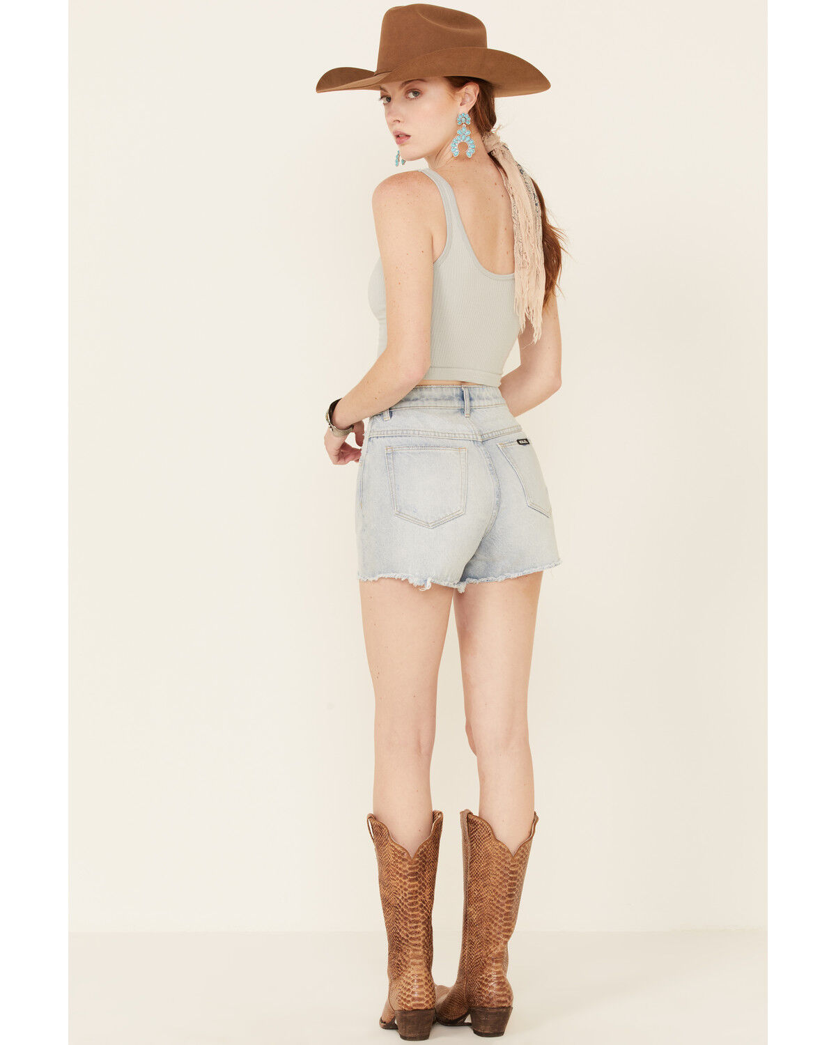 Image #2 - Rolla's Women's Original City Shorts, Blue, hi-res