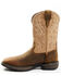 Image #3 - Brothers and Sons Men's Tyche Obsessed Bone Performance Leather Western Boots - Broad Square Toe, , hi-res