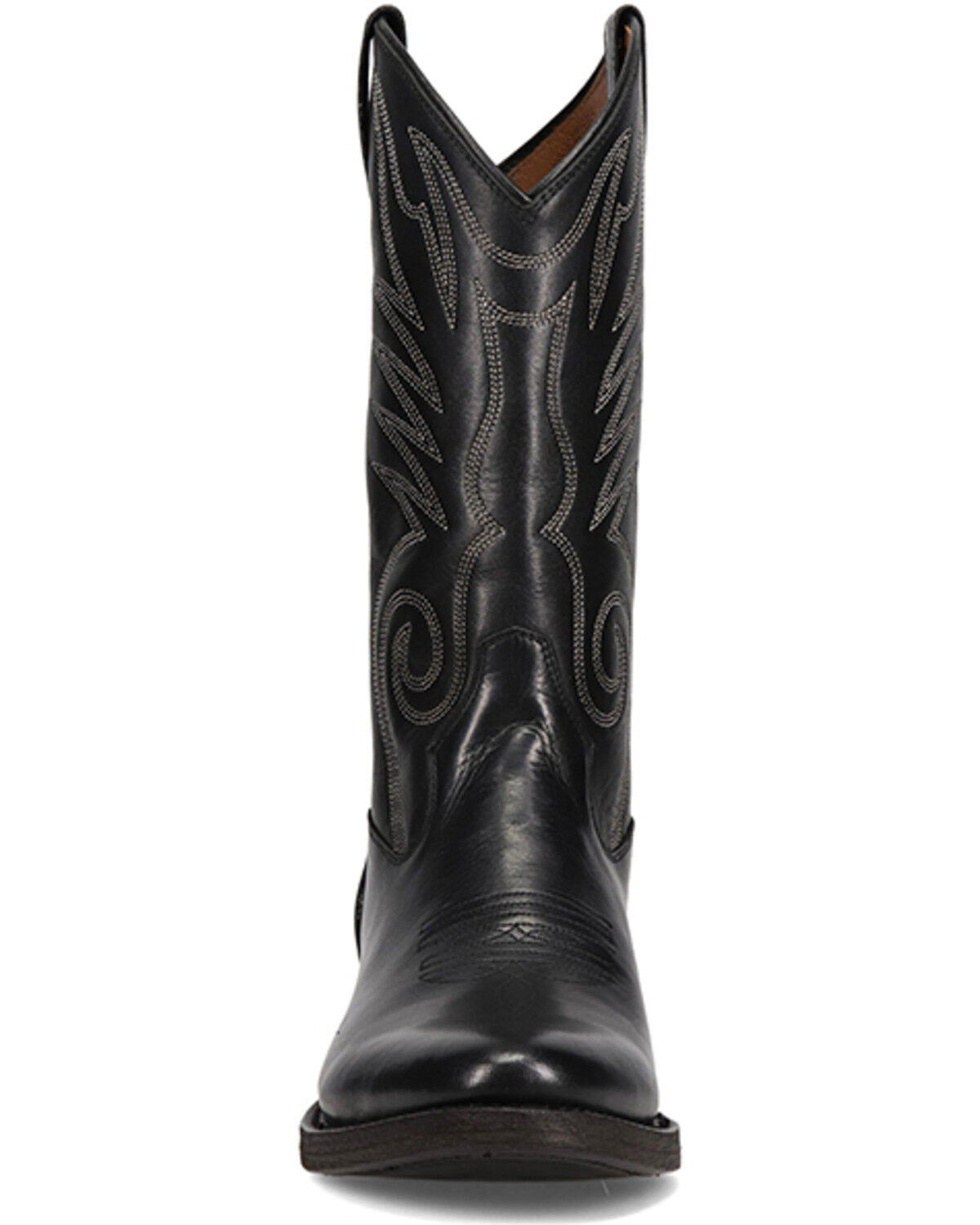 Image #4 - Frye Men's Grady Vintage Stitch Western Boots - Round Toe, Black, hi-res