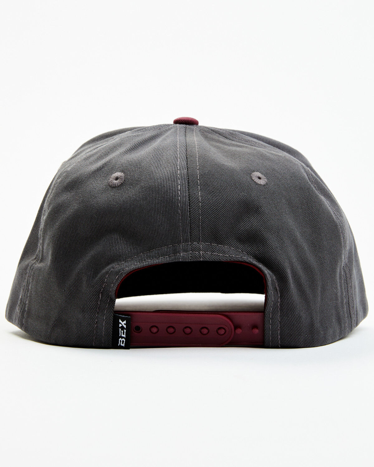 Image #3 - Bex Men's Colair Round Patch Ball Cap, Burgundy, hi-res