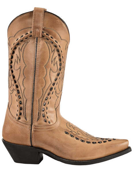 Laredo Men's Laramie Western Boots - Snip Toe, Antique Tan, hi-res