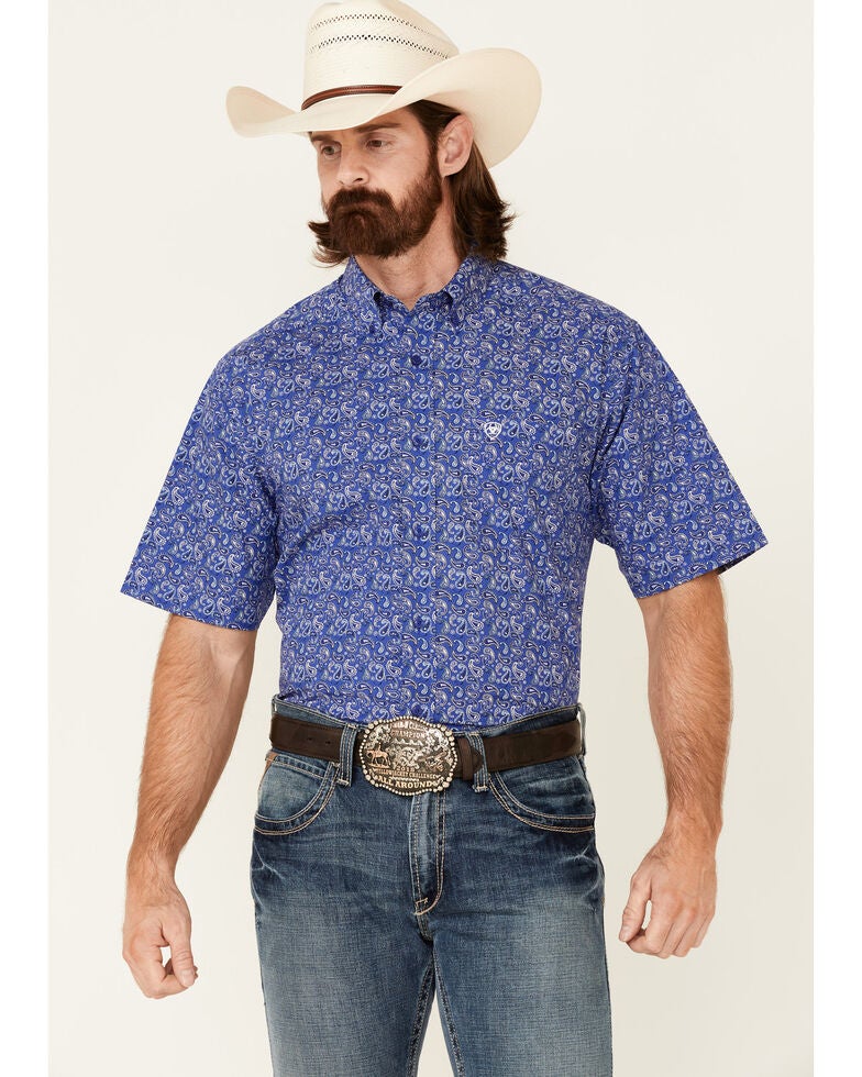 ariat short sleeve western shirts