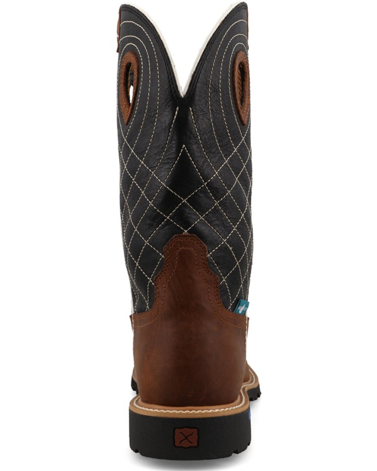 Image #5 - Twisted X Men's Tech X™ Performance Western Boots - Square Toe, Black, hi-res