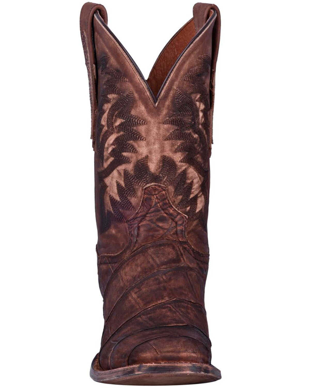 Image #5 - Dan Post Men's Albert Western Boots - Square Toe, Brown, hi-res