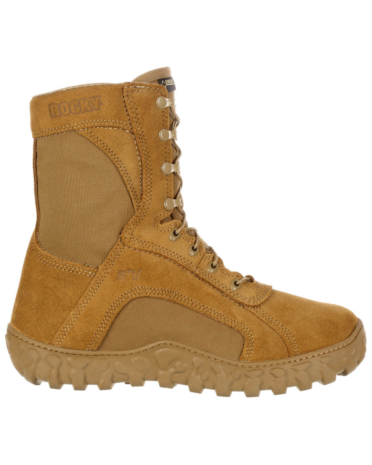 Image #2 - Rocky Men's S2V Waterproof Insulated Military Boots - Soft Toe, Taupe, hi-res