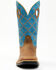 Image #4 - Twisted X Men's 12" Tech Western Performance Boots - Broad Square Toe, Blue, hi-res