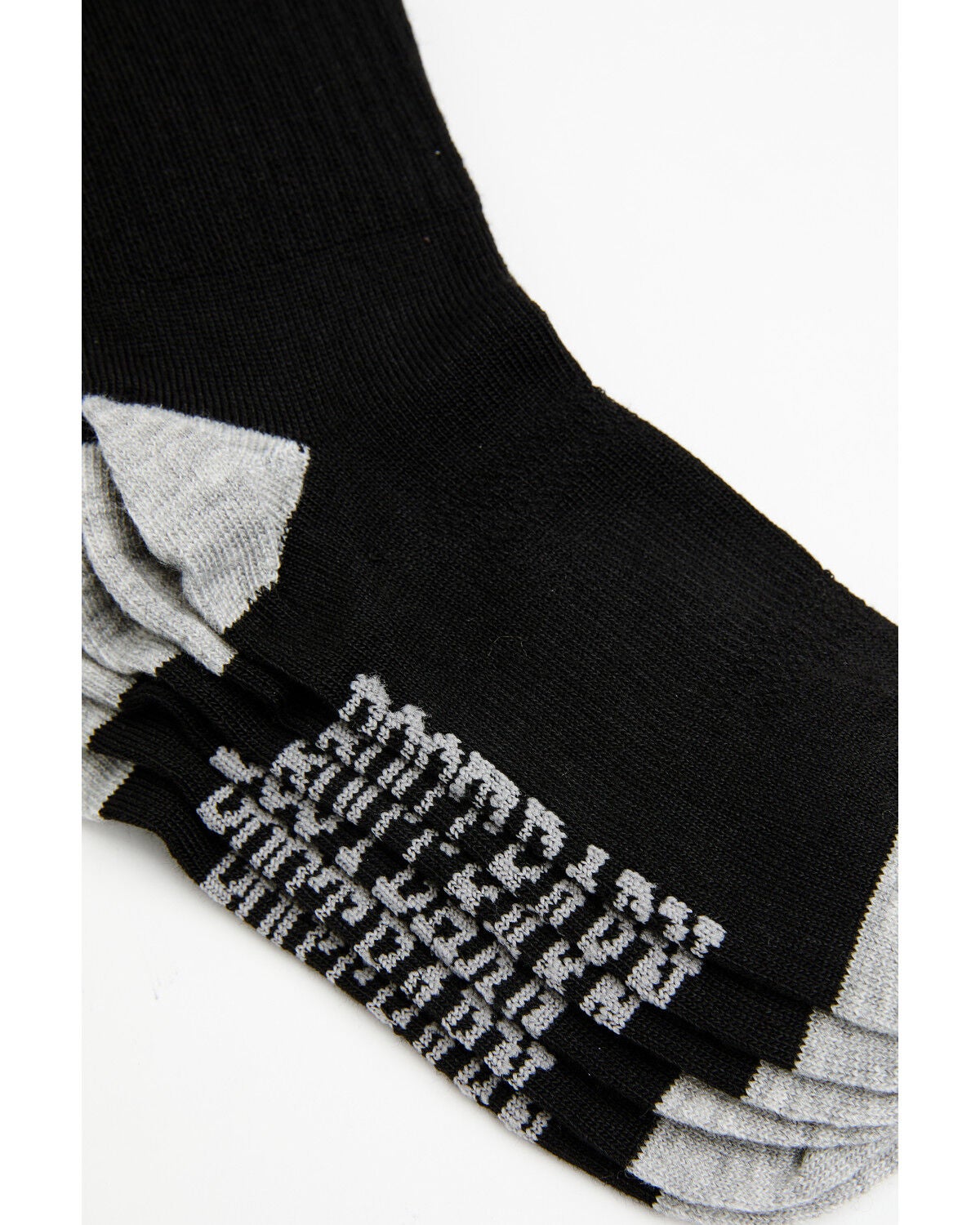 Image #2 - Boot Barn Boys' Over The Calf Socks - 3 Pack, Black, hi-res