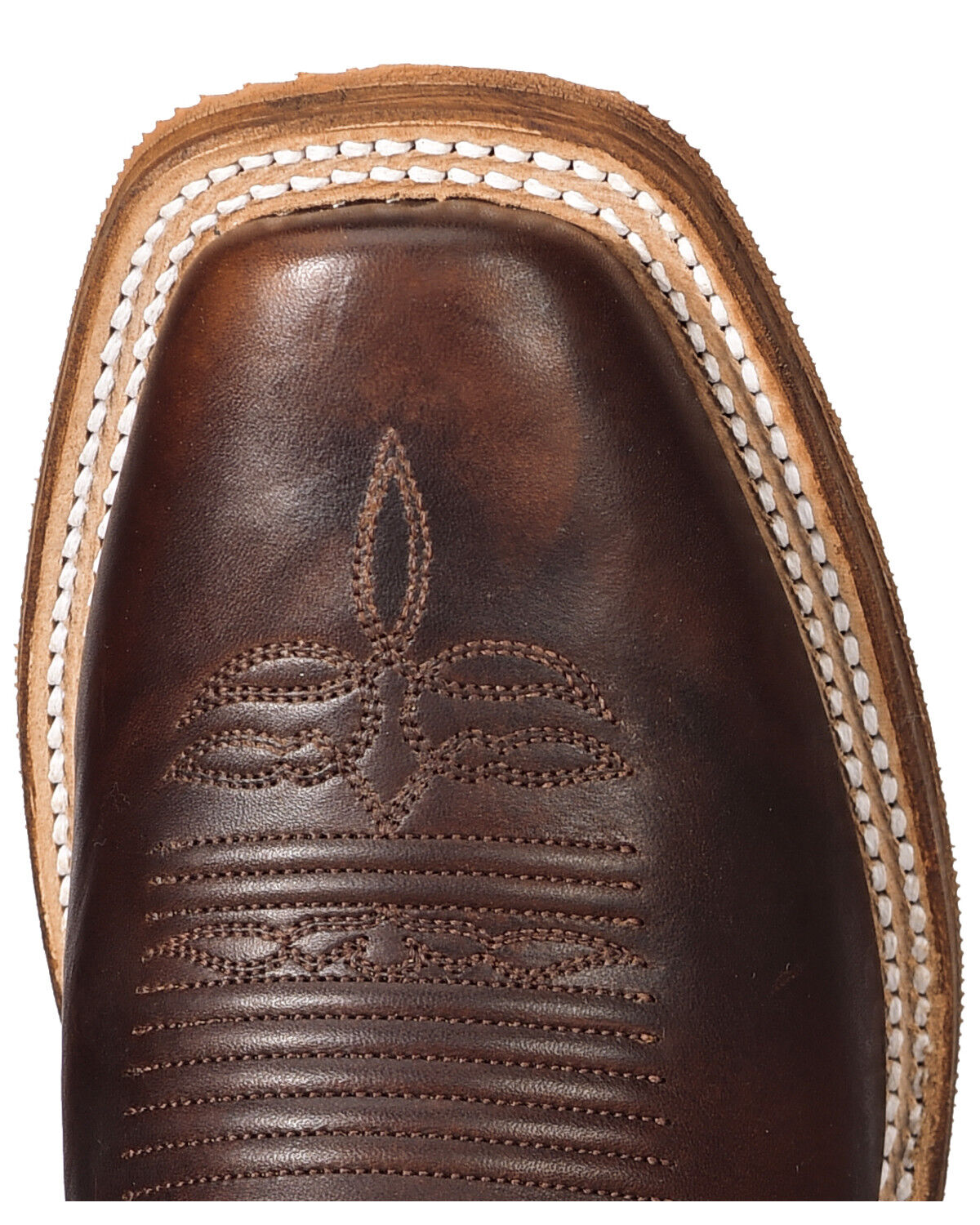 Image #6 - Justin Men's Bent Rail Men's Navigator Western Boots - Square Toe, Brown, hi-res