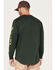 Hawx Men's Logo Graphic Work T-Shirt , Dark Green, hi-res