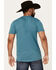Image #4 - Moonshine Spirit Men's Soaring Eagle Short Sleeve Graphic T-Shirt, Blue, hi-res