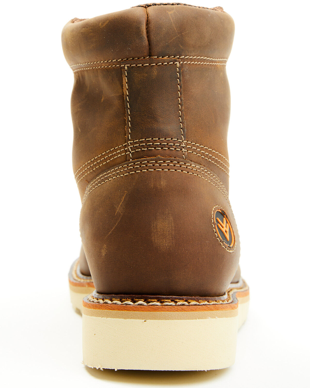 Image #5 - Hawx Men's 6" Moc Work Boots - Soft Toe, Brown, hi-res
