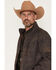 Image #2 - Ariat Men's Americana Patriot Flag Softshell Jacket, Brown, hi-res