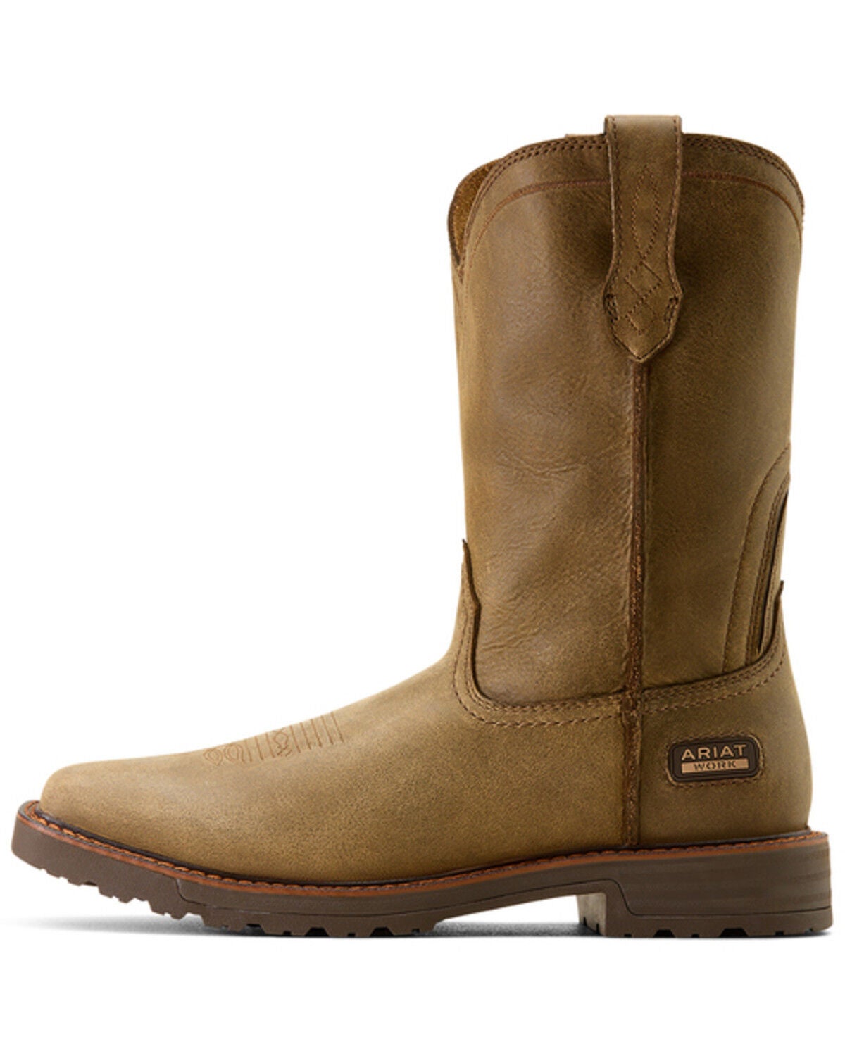 Image #2 - Ariat Men's Activator Pull-On Work Boots - Soft Toe, Brown, hi-res