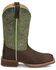 Image #2 - Justin Women's Little Sugar Wester Boots - Broad Square Toe, Dark Brown, hi-res